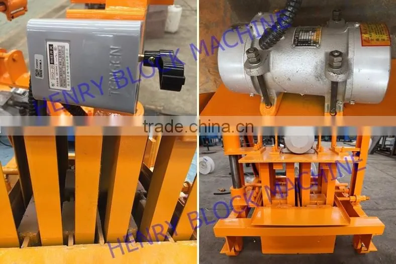 China Manufacturer QMR2-45 small mobile laying block making machine, used single phase block machine manual price in sri lanka
