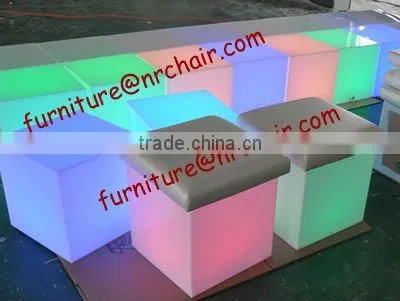 shanghai commercial furniture led illuminated LED cube