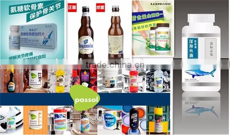 56mic/76mic synthetic adhesive paper for label printing roll