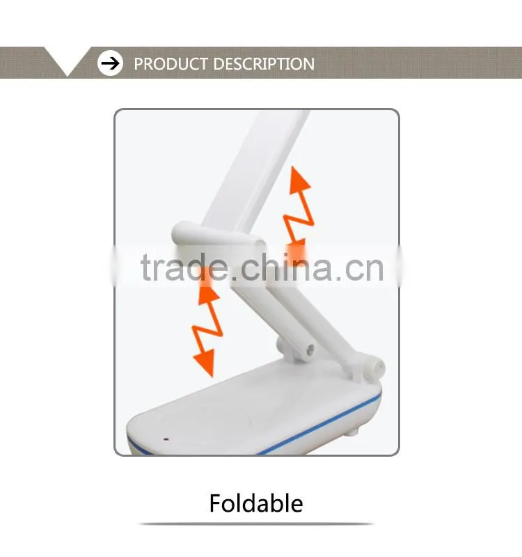 2016 new touch rechargeable bed lamp led