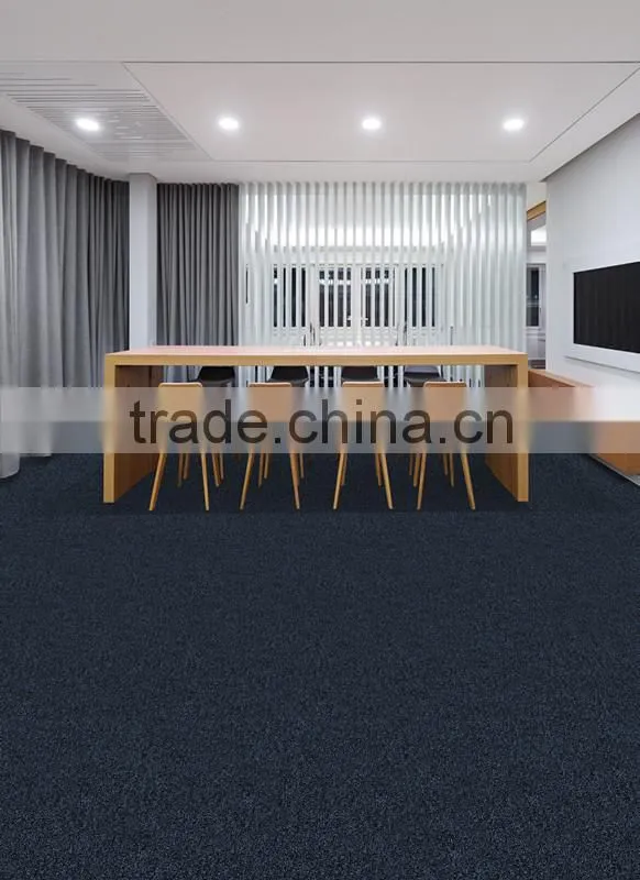 Factory Manufactured commercial office carpet tiles with ISO certificate