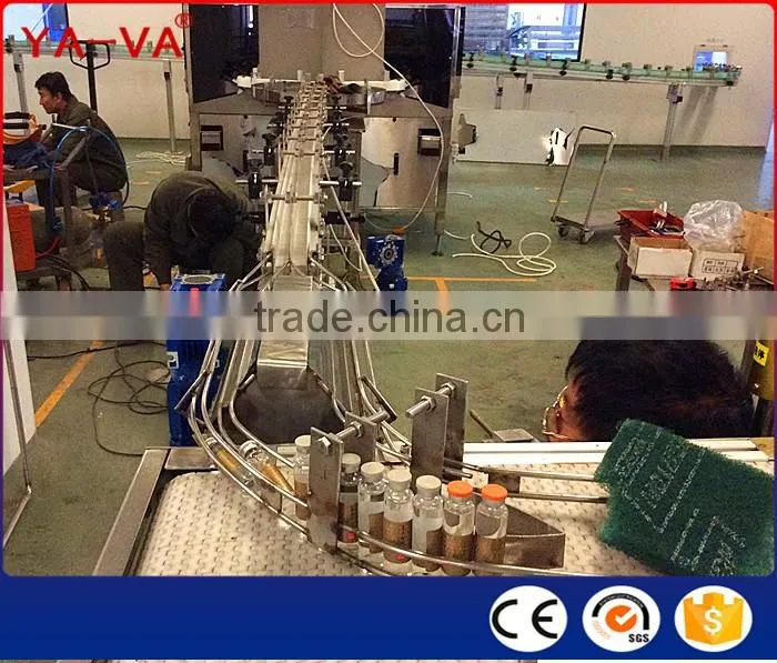 Empty Can Depalletizer after the Break Chain Conveyor Transporting System