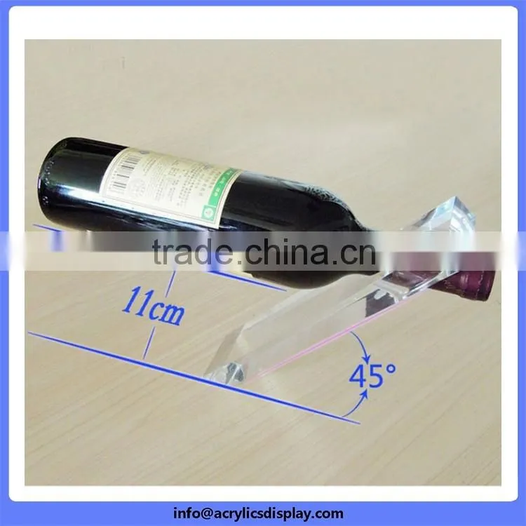 Cost price First Grade modern acrylic wine display stands