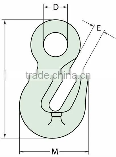 G100 Grab Hook Eye Type with Wings