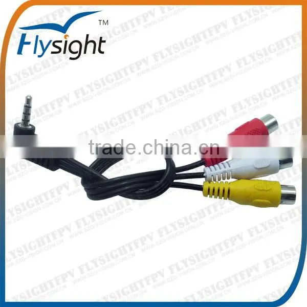 RC Adult Hobby Parts With 180 Degree Connector Gopro2 USB Video Cable