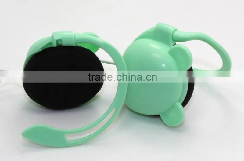 cute ear hook wired earphone headphone headband earphone for kids