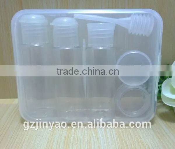 8pcs travel bottle set/airline approved bottles set/mini bottle set