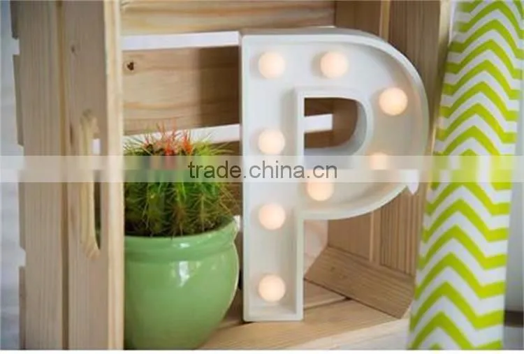 direct manufacture of marquee letter light