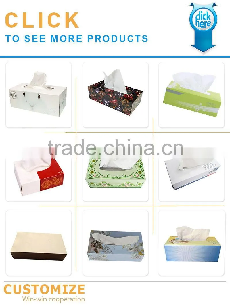 facial tissue box cover paper