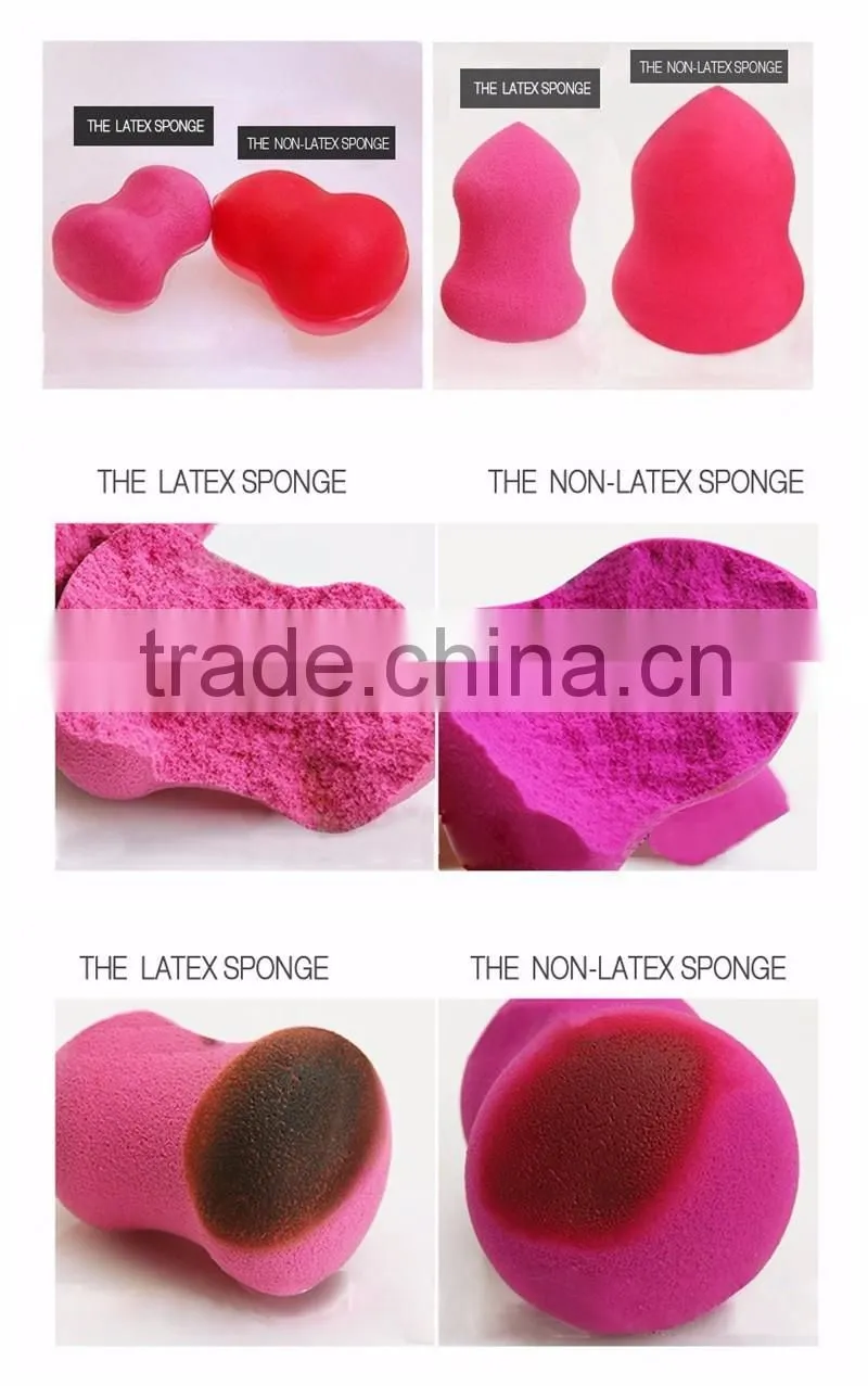 Certified skin-friendly custom size & color private label makeup sponge with fresh stock