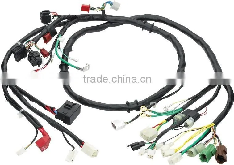 Motorcycle automotive electronic connector automobile wiring harness