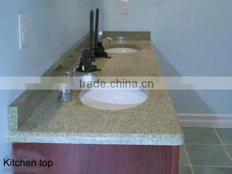 Cheap vanity top double sink