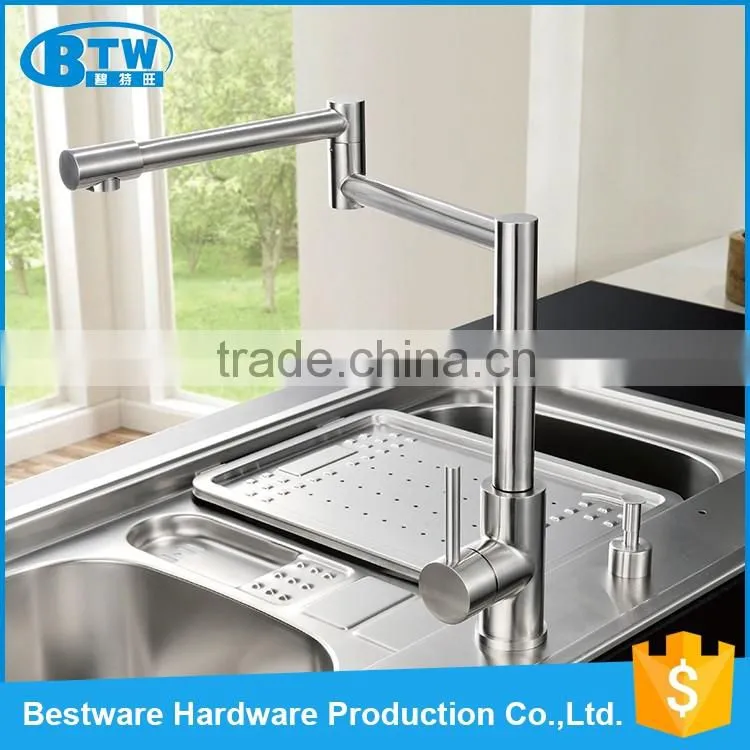 wholesale custom High Quality Commercial Pre-rinse 304 stainless steel wall mounted faucet