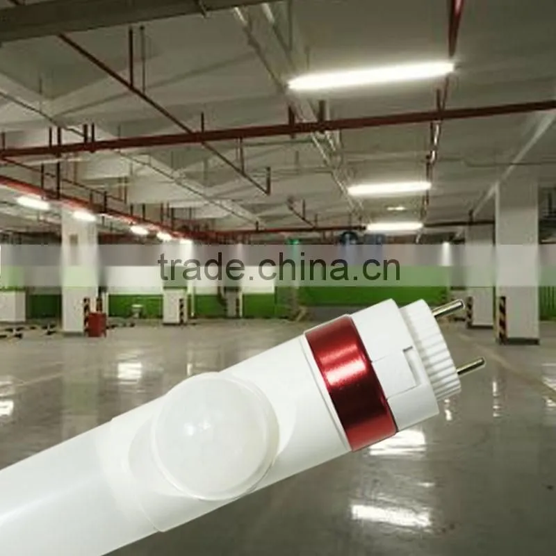 4FEET T8 led infrared sensor light led infrared tube dimmable tube light 144pcs SMD chips 18W