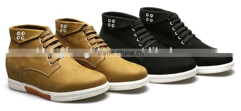 high heel boot/casual shoes mens / man leather boot