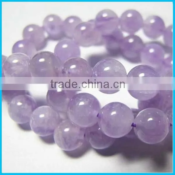 12mm round faceted amethyst lavender beads