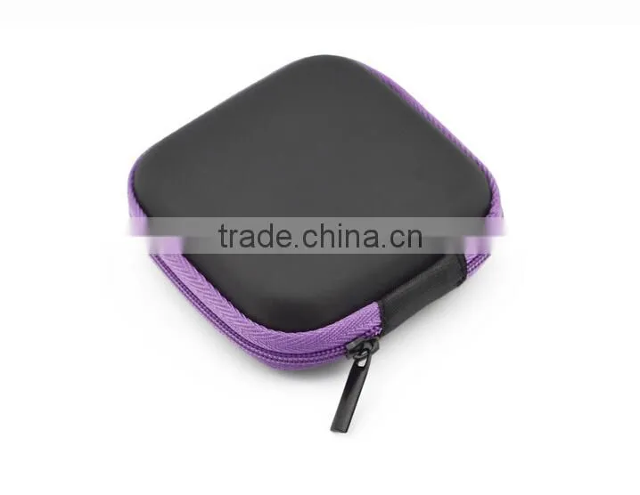 Mini Square Shape EVA Earphone Carrying Bag, EVA earphone case bag