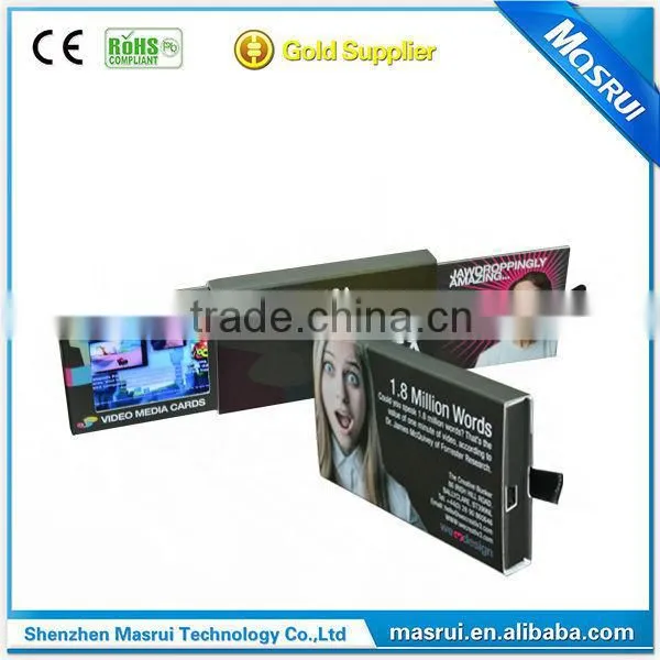2015 New Arrival marketing tool 2.4 Inch Lcd Video Greeting Card / video Brochure / lcd Video Book