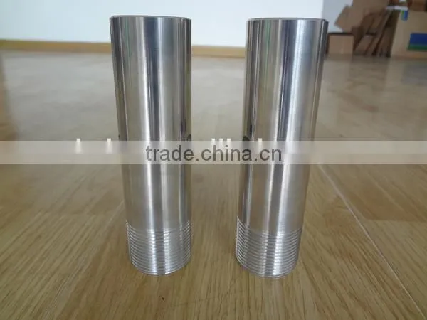 Double venturi boron carbide nozzle fine thread