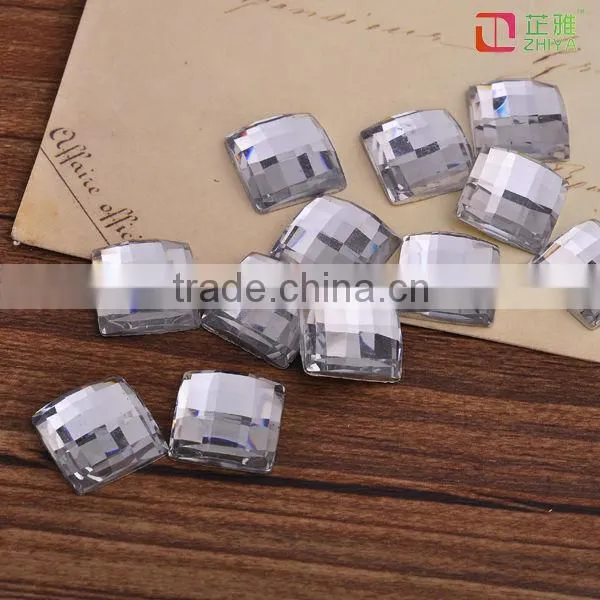 2014 wholesale flat back cheap crystal stones for clothing