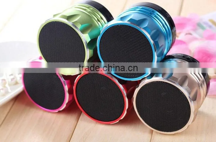 Portable memory card and bluetooth 12 Fashion support answer calling with Mic and TF card speaker With Strong Bass