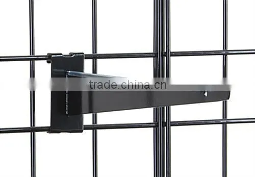 Gridwall Shelf Bracket,Metal Gridwall Faceout Hook,Glass Bracket