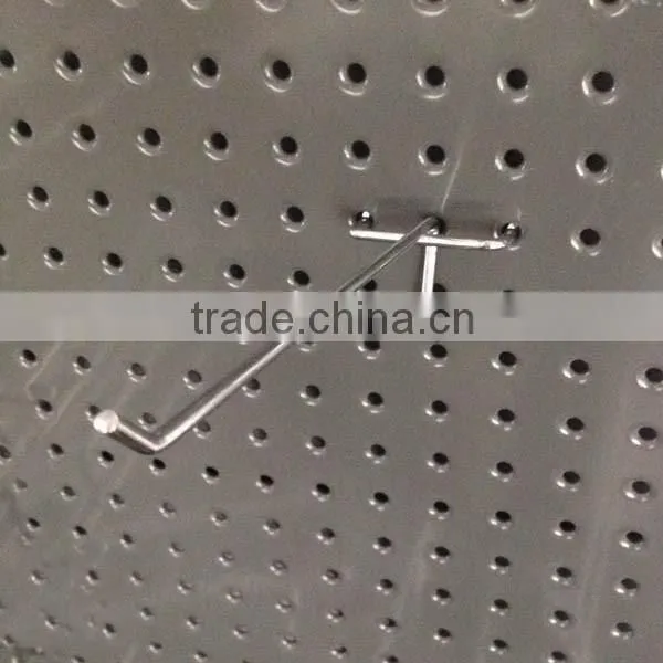 supermarket display metal pegboard hook