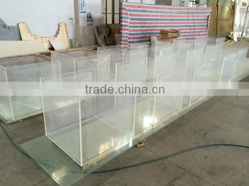 Acrylic makeup display storage