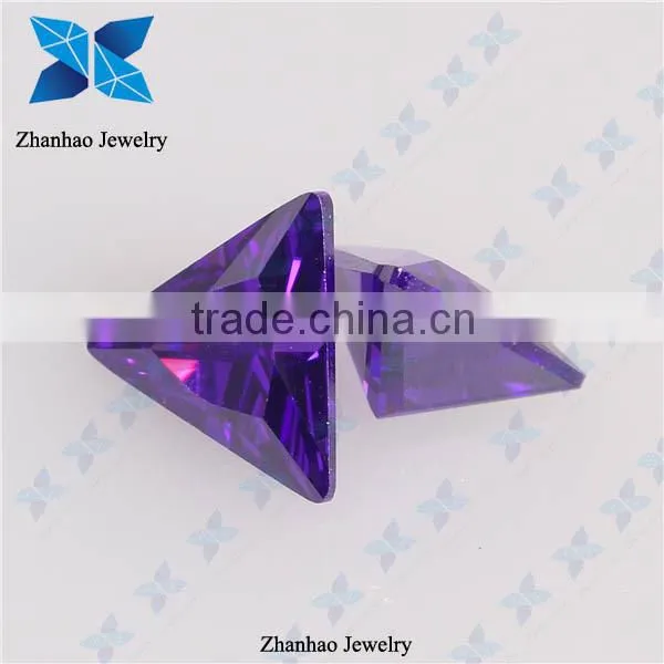 Triangle big cubic zirconia stone
