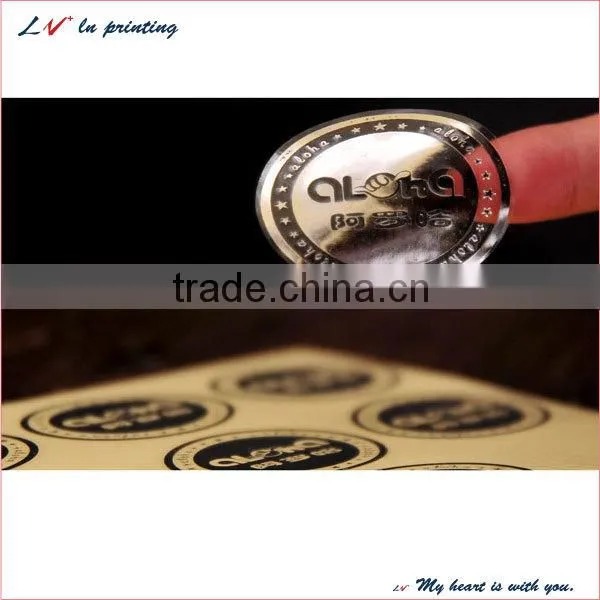 custom self adhesive label sticker