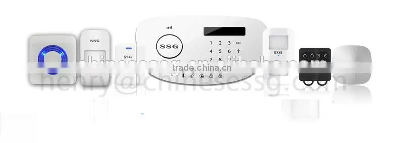 GSM PSTN Dual Network Burglar Alarm System with APP and Touch Screen
