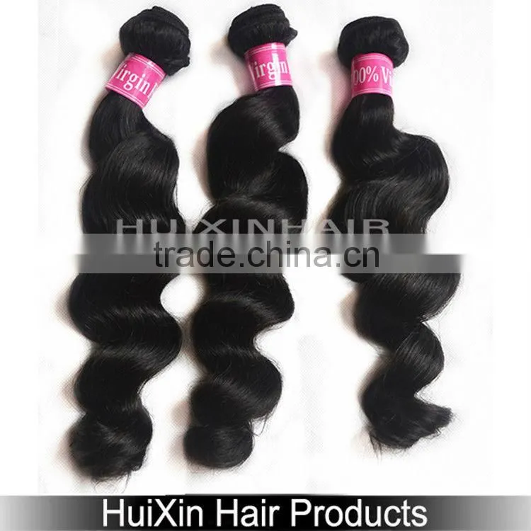 Wholesale AAAAA Virgin brazilian weave hair Unprocessed natural loose curl wholesale brazilian virgin hair