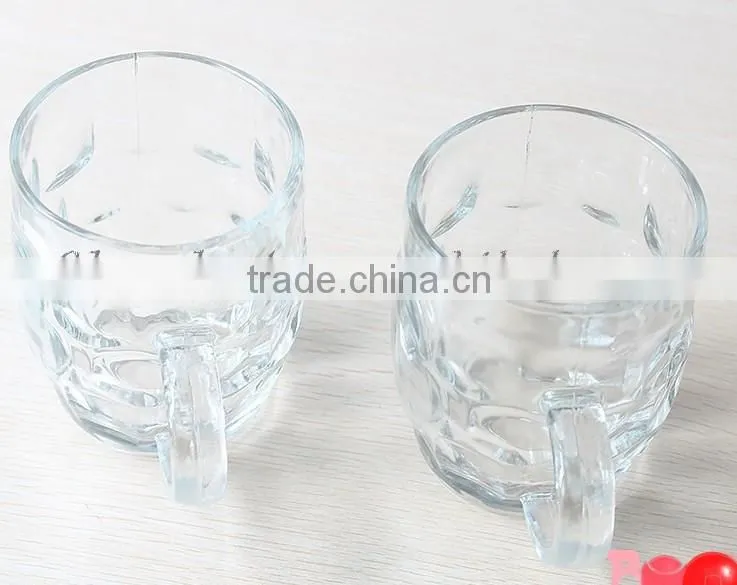 Glass bottle cutter with handle for beer or other drink