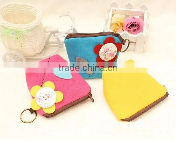 Creative Lovely Flower Fabrics Woman Coin Wallet Wholesale ZTCW-0019