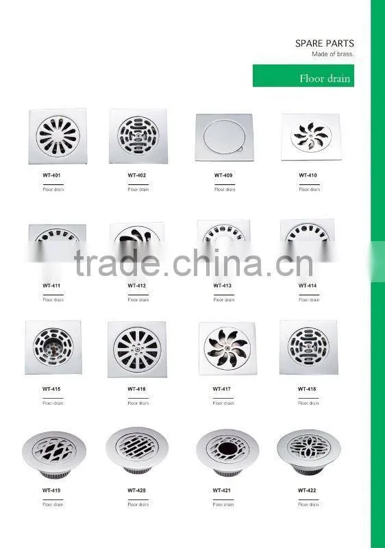 bathroom brass floor drain WT-402