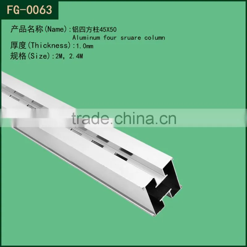 15*30 Chrome Metal Wardrobe Oval Tube