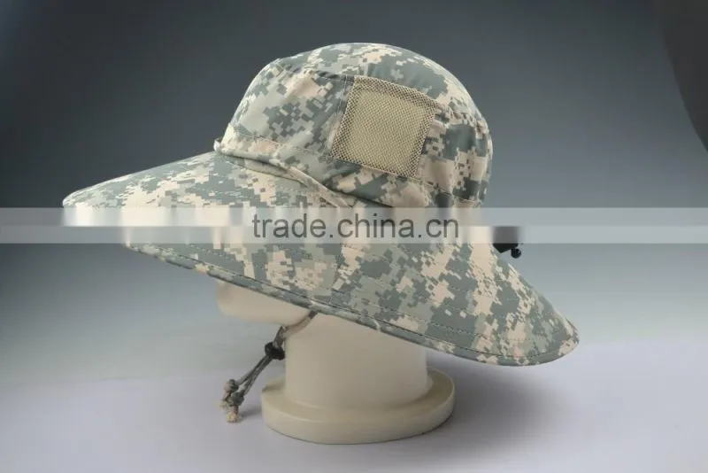 UF50+ outdoor digital camo booney hat