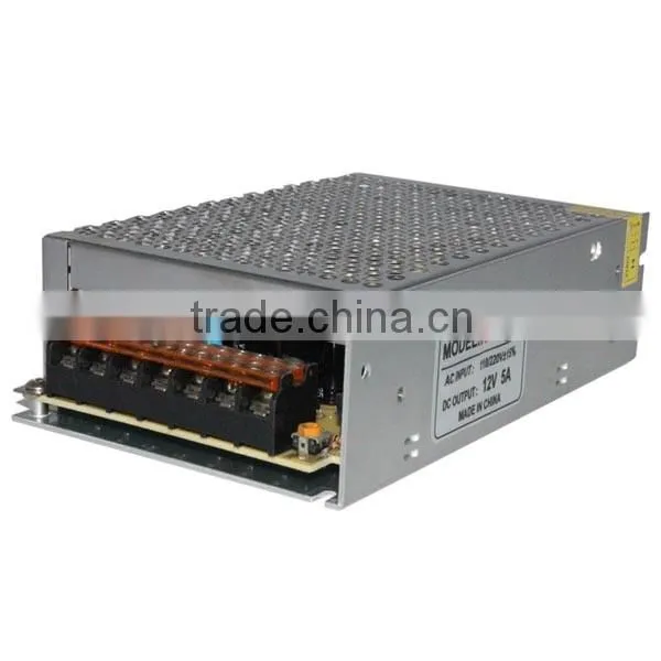 alumium alloy 60w 12v switching power supply