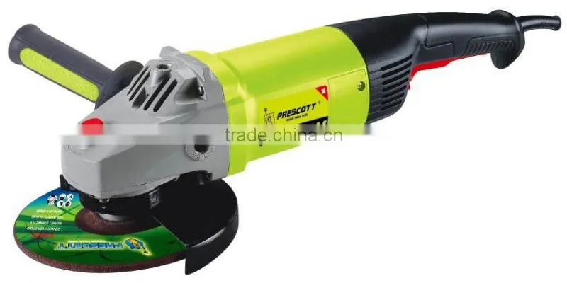 China prescott 2400w 180mm handle electric angle grinder