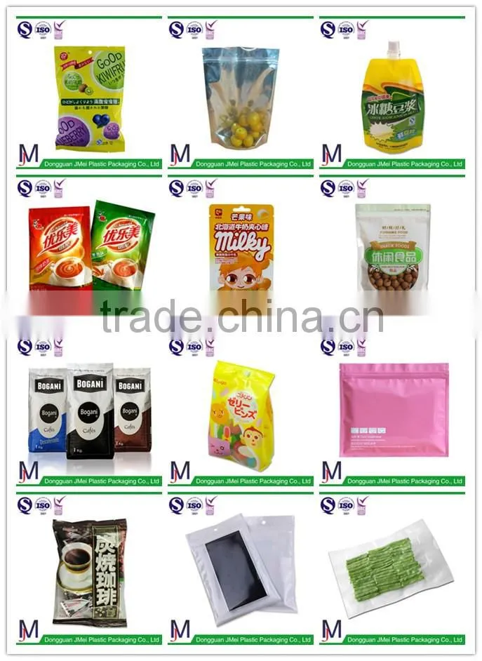Plastic bottles zipper bag slide bag slide zip lock plastic bag