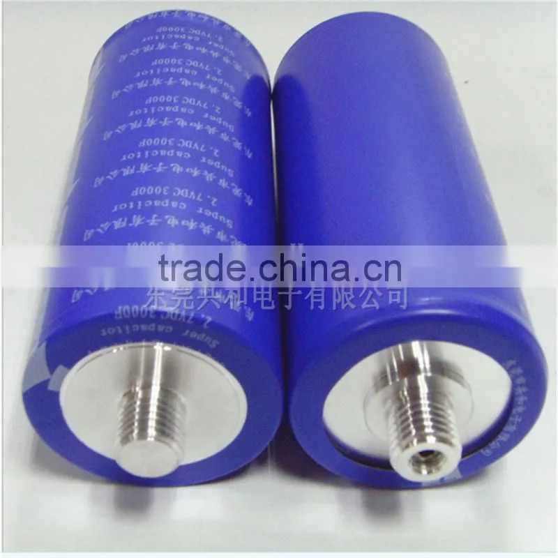 2.7v3000f super capacitor