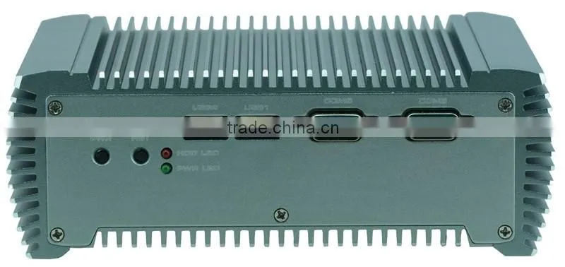 Atom N2800 dual core barebone computer Embedded industrial mini PC DC Power