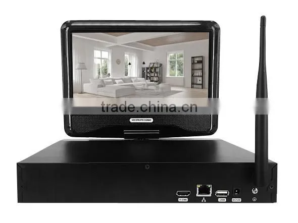 wifi ip camera with nvr kit with 4 pieces ip camera wireless nvr kit