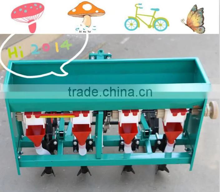 4 line maize planter machine with fertilizer for walking tractor