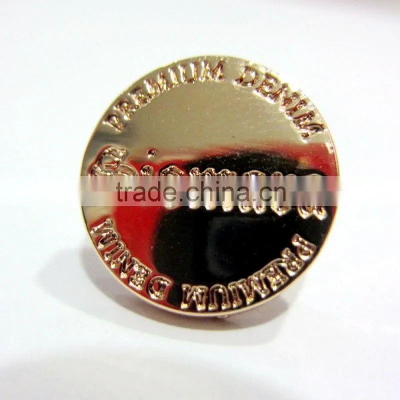 new jeans button/bright rose gold/nice design