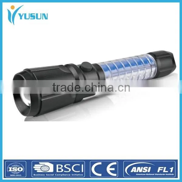 Creative new telescopic lens XPE strong light flashlight 18650 five gears lamp dimming outdoor lighting work