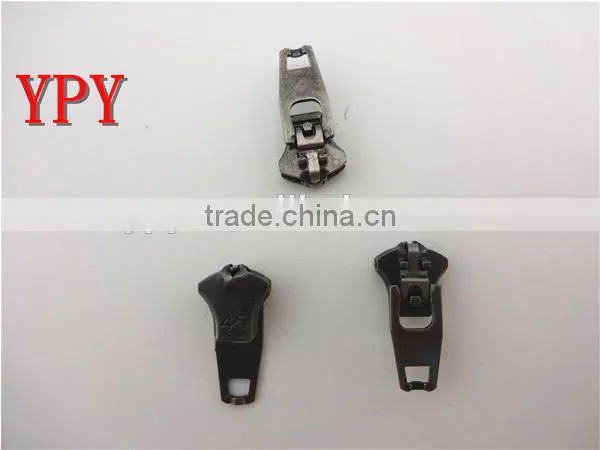 3# Wholesale light black nickel zipper 4.5 YG slider