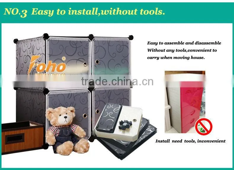 30x30cm DIY magic adjustable cube storage shelf