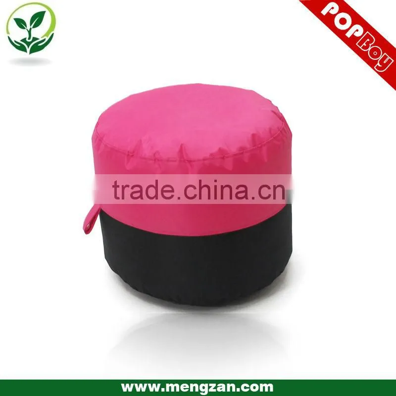 Indoor portable bean bag stool, fabric bean bag ottoman stool