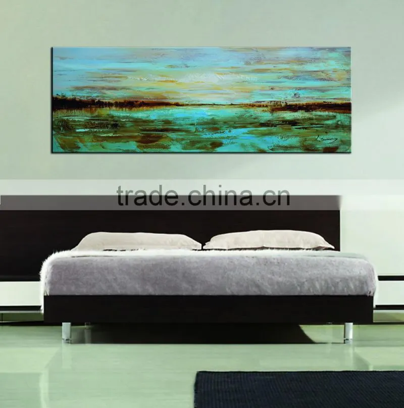 Wholesale Modern Framed Created Abastract Oil Painting